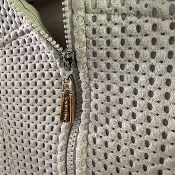 Track & Field Gray Jacket Flattering Cut Size S/M EUC - Picture 3 of 6